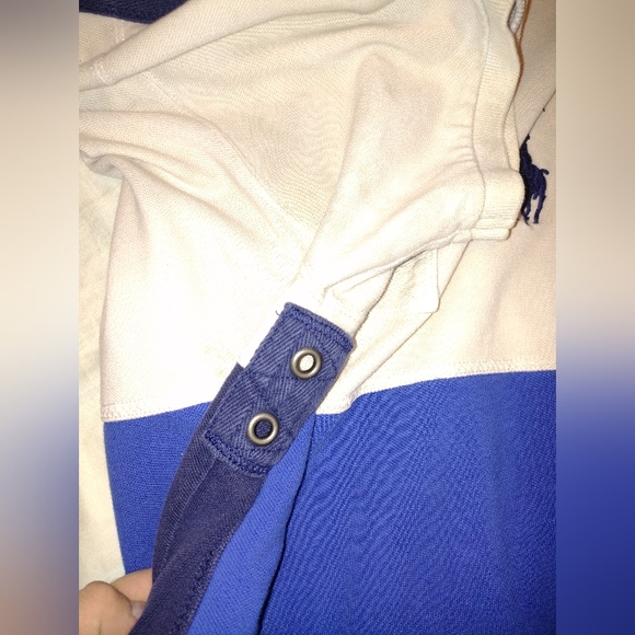 Polo Ralph Lauren Talon Zip Rugby Shirt Men XL Colorblock Rescue Patrol Big Pony - Picture 3 of 7